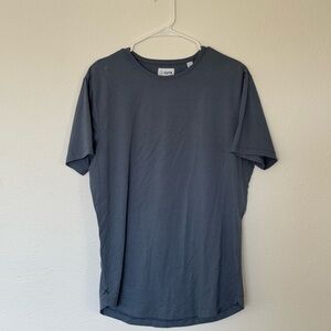 Cuts Curve-Hem Tee—Friday Project Blue